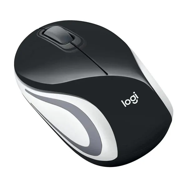 Logitech M187 Ultra Portable Mini Wireless Mouse (Black) - Green Apple Compunet