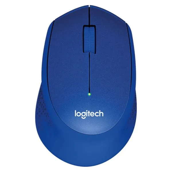 Logitech M331 Silent Plus Wireless Mouse (Blue) - Green Apple Compunet
