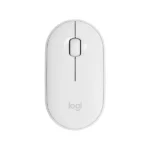 Logitech Pebble M350 Wireless Mouse (White)