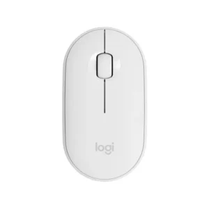Logitech Pebble M350 Wireless Mouse (White)
