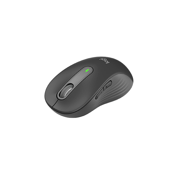 Logitech Signature M650 L Full Size Wireless Mouse (Graphite) - Green Apple Compunet