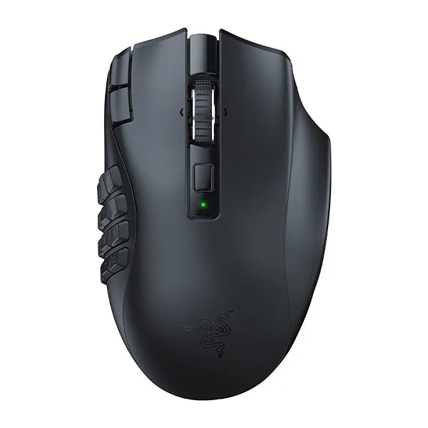 Razer Naga V2 Hyperspeed Wireless Gaming MMO Mouse - Green Apple Compunet
