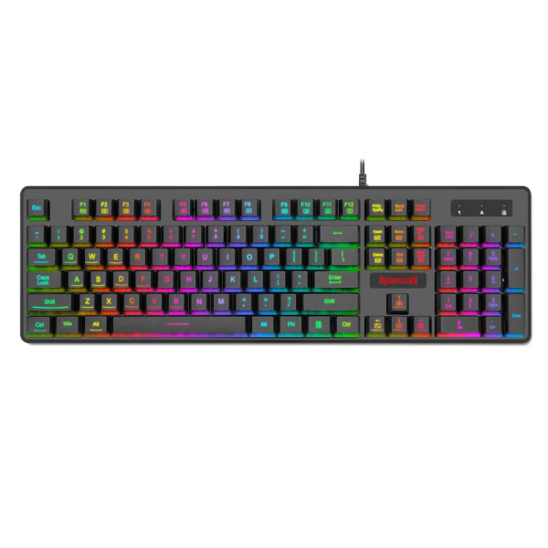 Redragon K509 Dyaus RGB Mechanical feel like Gaming Keyboard - Green Apple Compunet