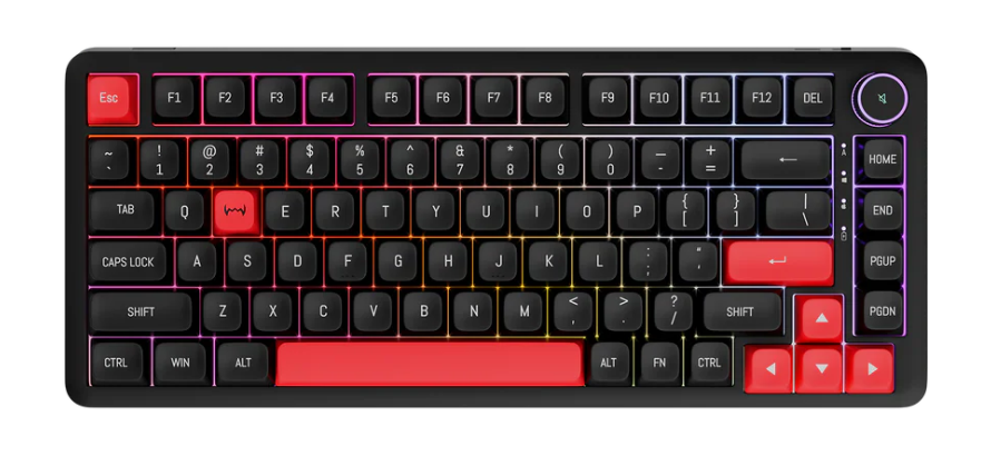 daWg Highkey 718 Mechanical Keyboard - Green Apple Compunet