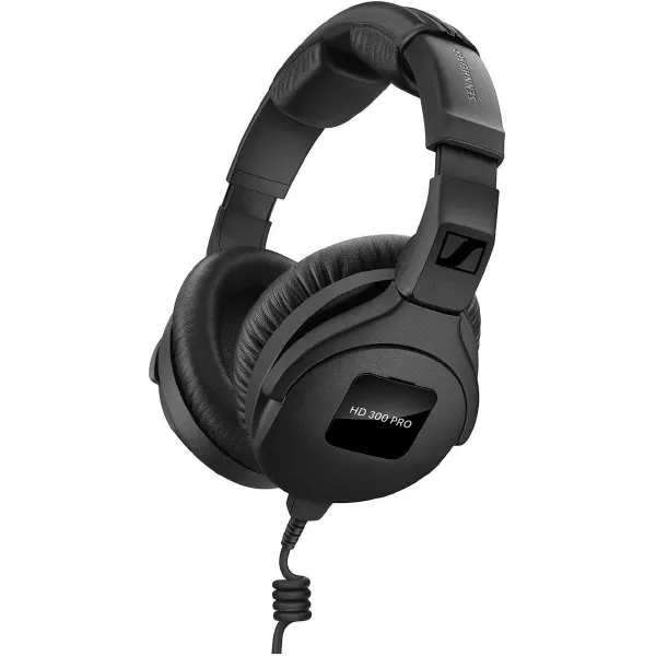 Sennheiser HD 300 Pro Wired Over Ear Wired Headphones (Black) - Green Apple Compunet