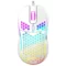 TAG Gamerz Fusion RGB Gaming Mouse White USB Wired, Honeycomb Design, 4800 DPI Optical Sensor, 6 Buttons, 3 Million Clicks, 7 RGB Lighting Effects, 1.5m Braided Cable, for Windows Mac Linux PC Laptop - Green Apple Compunet