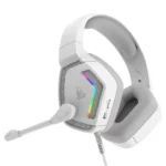 TAG Gamerz Victor RGB Over-Ear Gaming Headphone (White)