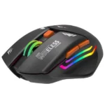 TAG Gamerz WM800 Mouse with 2.4 GHz Wireless (Connectivity), Rechargeable Battery, RGB Lights, Adjustable Optical 1600 DPI, for Laptop, PC, Tablet, Smartphone