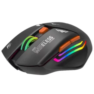 TAG Gamerz WM800 Mouse with 2.4 GHz Wireless (Connectivity), Rechargeable Battery, RGB Lights, Adjustable Optical 1600 DPI, for Laptop, PC, Tablet, Smartphone