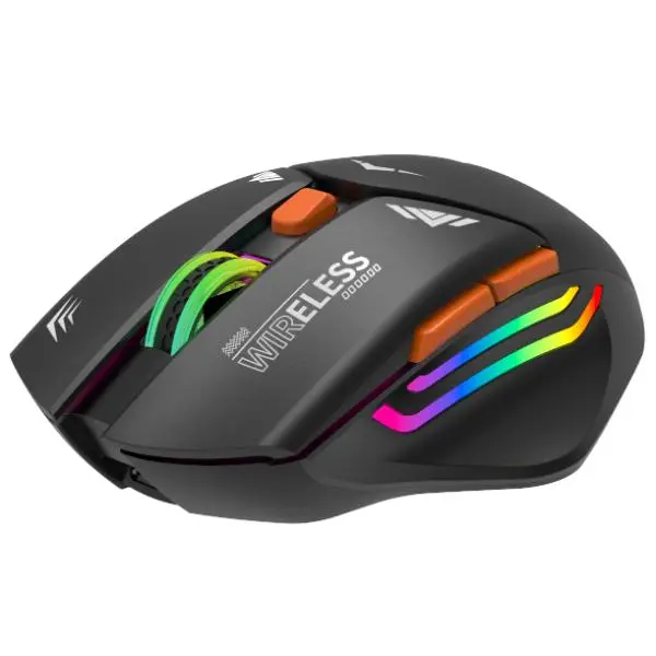 TAG Gamerz WM800 Mouse with 2.4 GHz Wireless (Connectivity), Rechargeable Battery, RGB Lights, Adjustable Optical 1600 DPI, for Laptop, PC, Tablet, Smartphone - Green Apple Compunet