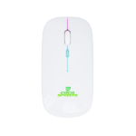 Coconut WM20 Lucid Wireless + Bluetooth Mouse, Rechargeable, Dual Connectivity (White)