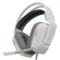 ZEBRONICS Havoc Premium Gaming Over ear Headphone with Dolby Atmos Subscription, 50mm Neodymium Drivers, Extra Soft Ear Cushion, Suspension Headband,Braided Cable (White) - Green Apple Compunet