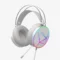 Zebronics Zeb-Blitz USB Gaming Wired Over Ear Headphones with Dolby Atmos, RGB LED, Windows Software, Simulated 7.1 Surround Sound, 2.4 Meter Braided Cable, Flexible mic, Ear Cushions with mic (White) - Green Apple Compunet