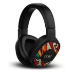 boAt Rockerz 550 Bluetooth Wireless Over Ear Headphones with Mic Upto 20 Hours Playback, 50MM Drivers, Soft Padded Ear Cushions and Physical Noise Isolation (Black Symphony)