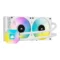 Corsair ICUE H100i Elite Capellix CPU Liquid Cooler (White) - Green Apple Compunet
