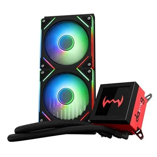 daWg L240 AIO ARGB 240mm CPU Liquid Cooler (Black) - Green Apple Compunet