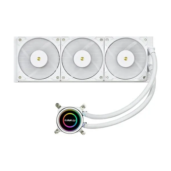 Lian Li Galahad II Trinity Performance All In One 360mm CPU Liquid Cooler (White) - Green Apple Compunet