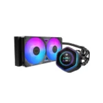 Cooler Master MasterLiquid Atmos II LCD 240mm CPU Liquid Cooler Black