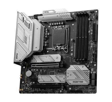 MSI MAG B760M Mortar Max Wifi LGA 1700 Intel Motherboard Supports Intel 12th , 13th & 14th Gen Processors