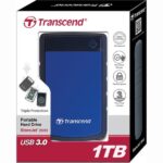 Transcend 1TB StoreJet 25H3 External Hard Drive (Blue) - Image 5
