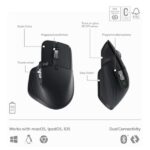 Logitech MX Keys S Combo Wireless Keyboard and Mouse with Wrist rest - Image 3