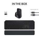Logitech MX Keys S Combo Wireless Keyboard and Mouse with Wrist rest - Image 4