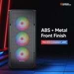 COCONUT Core 100M Gaming Cabinet Mid ATX White - Image 3