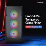 COCONUT Core 200M Gaming Cabinet Mid ATX White - Image 4