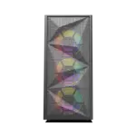 Circle Elegantor M1 Mid-Tower Case Gaming Cabinet - Black - Image 2