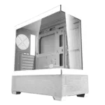 Circle Defender ZX3 Mid-Tower Computer Case Gaming Cabinet - White - Image 5