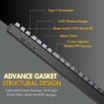 AULA F87 Wireless RGB Mechanical Gaming Keyboard (Thunder Black | Graywood Switch) - Image 3