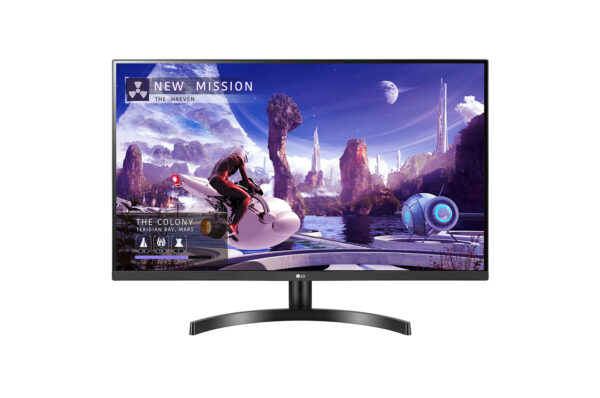 LG 32QN600-B 31.5インチ／WQHD／IPS 動作確認済み LG 32QN600-B 80 cm (31.5) QHD IPS Monitor, AMD FreeSync, HDR 10