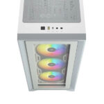 Corsair 4000X RGB Cabinet (White) - Image 4