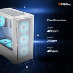 Rampage 3000D Gaming Cabinet (EATX-Black) - Image 6