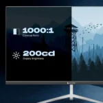 Coconut 22HDB 22 inch LED Frameless Ultra slim HD Monitor, 75 Hz Refresh Rate, 1080p Black - Image 2