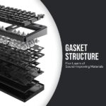 Aula F99 PRO Side Engraved Keycaps Mechanical Gaming Keyboard with Rotary Knob | Gradient Gray Nimbus Switch - Image 5