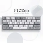 Redragon K617 Fizz- 60% WIRED MECHANICAL KEYBOARD WHITE AND GREY (RED SWITCHES) - Image 8