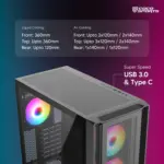 COCO SPORTS RAMPAGE 5000D WHITE GAMING CABINET - Image 3