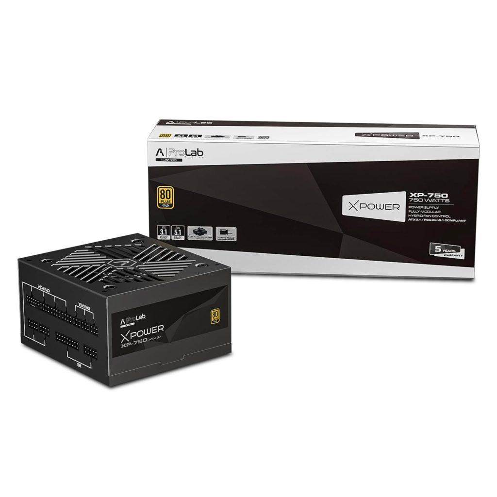 ProLab XPower XP-750 80+ Gold Certified Fully Modular PSU