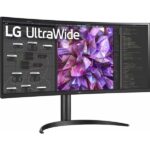 LG 34WQ75C-B 34 Inch Curved Ultrawide QHD IPS HDR Monitor Black - Image 6