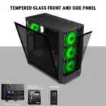 Ant Esports 621 C3 ARGB (ATX) Mid Tower Cabinet (Black) - Image 6