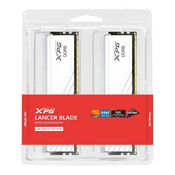 Adata XPG Spectrix D35G RGB 64GB (32GBx2) DDR4 3600MHz Desktop Ram (White)