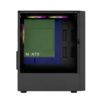 Circle Elegantor M1 Mid-Tower Case Gaming Cabinet - Black - Image 6