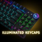 AULA M75 Tri-Mode (2.4G/Bluetooth/Wired) Hot Swappable RGB Backlit Wired Mechanical Gaming Keyboard | Black – Red Switches - Image 8
