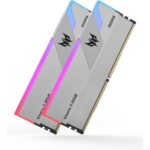 Acer Predator Vesta II 64GB 32GBx2 DDR5 6000Mhz Desktop Memory Silver - Image 2