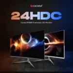 24HDC 24 Frameless Ultra Slim Curved Monitor, 100 Hz Refresh Rate, 1080p Black - Image 3