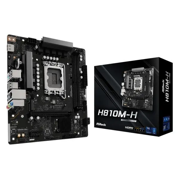 ASROCK H810M-H MOTHERBOARD - Green Apple Compunet