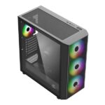 Ant Esports 411 Air ARGB (E-ATX) Mid Tower Cabinet (Black) - Image 5