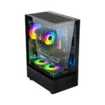 Ant Esports Crystal X2 Argb Mid Tower Atx Cabinet Black (CRYSTAL-X2-ARGB-BLACK) - Image 4