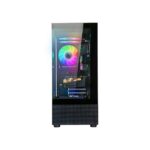 Ant Esports Crystal X2 Argb Mid Tower Atx Cabinet Black (CRYSTAL-X2-ARGB-BLACK) - Image 2